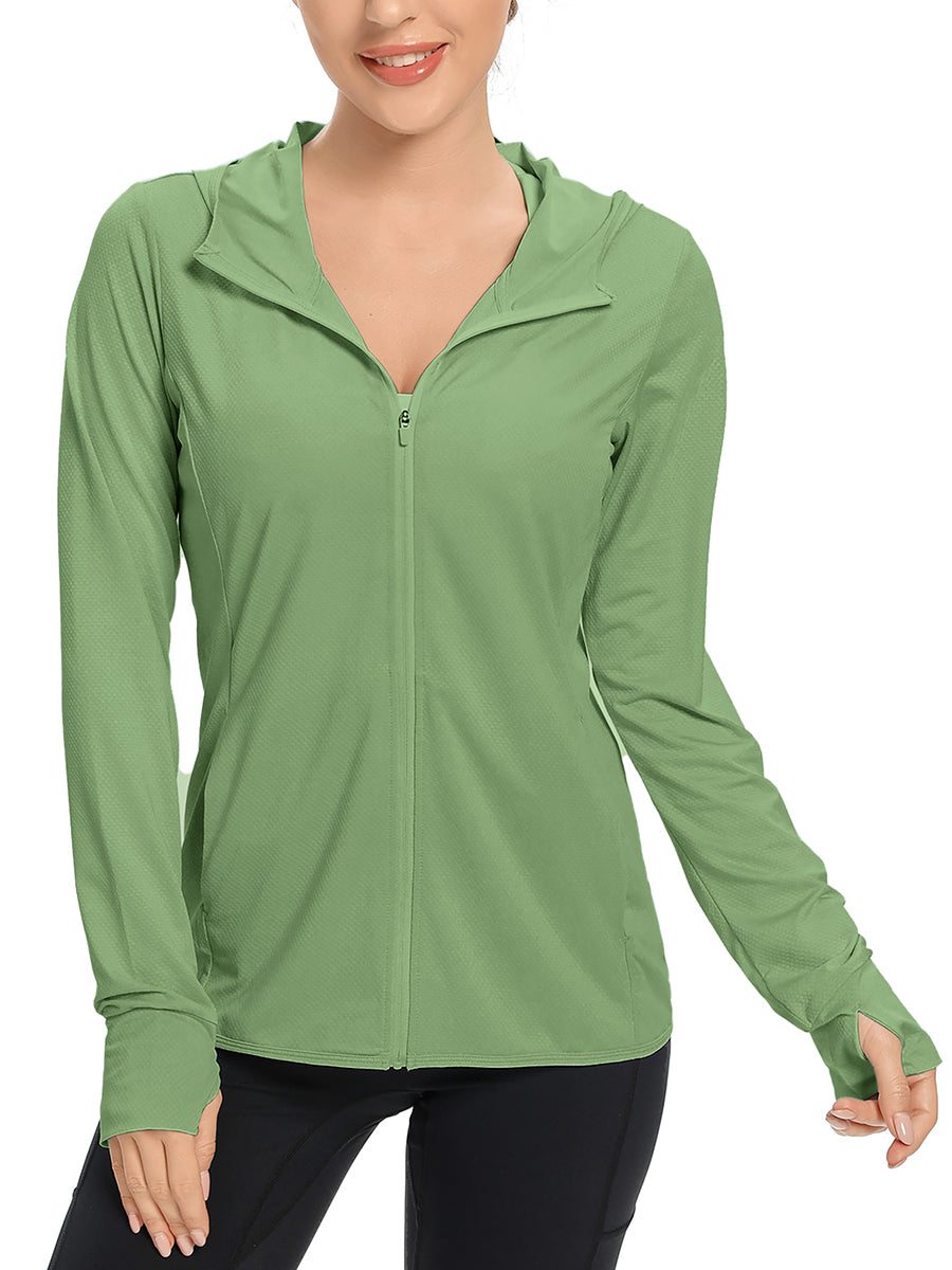 Women‘s UPF 50+ Zip Up Hoodie