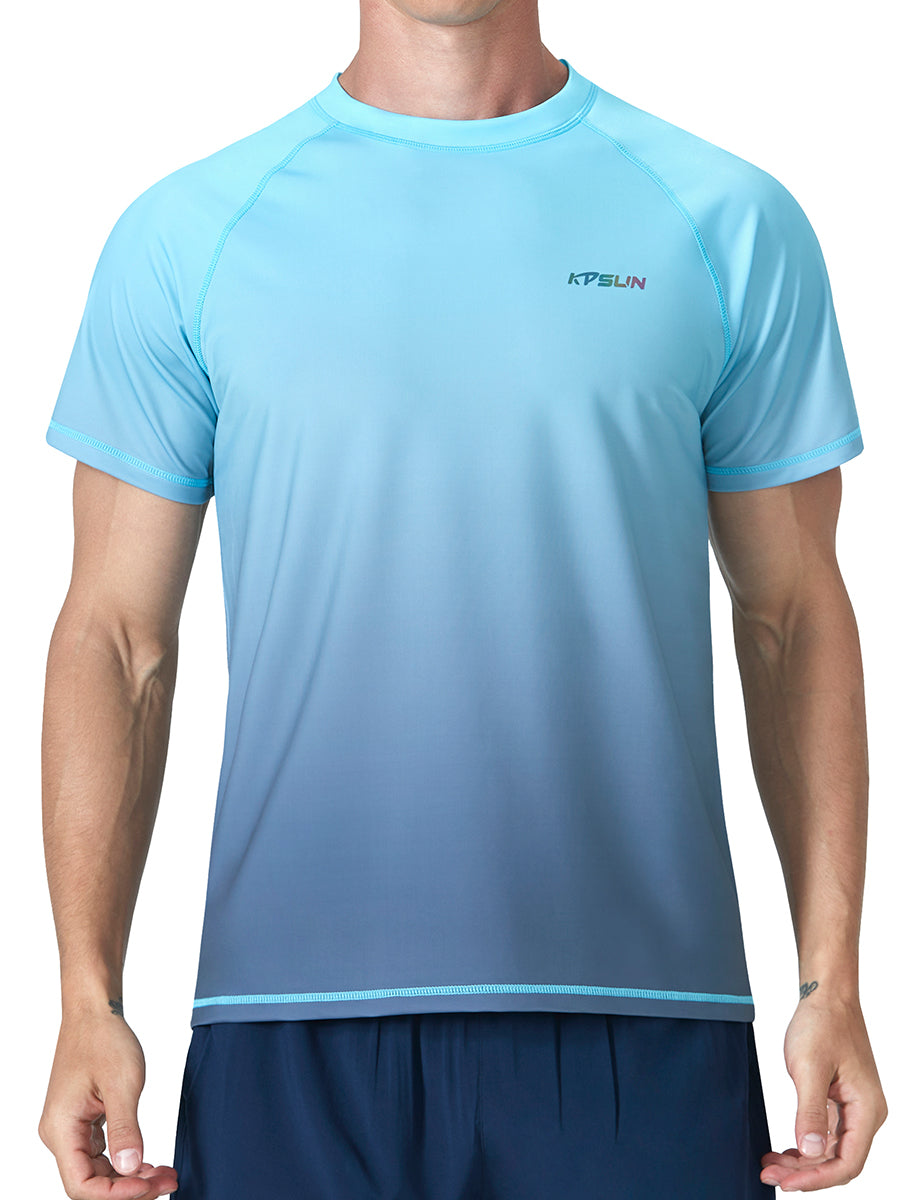 Men‘s Short Sleeve Swim Shirts