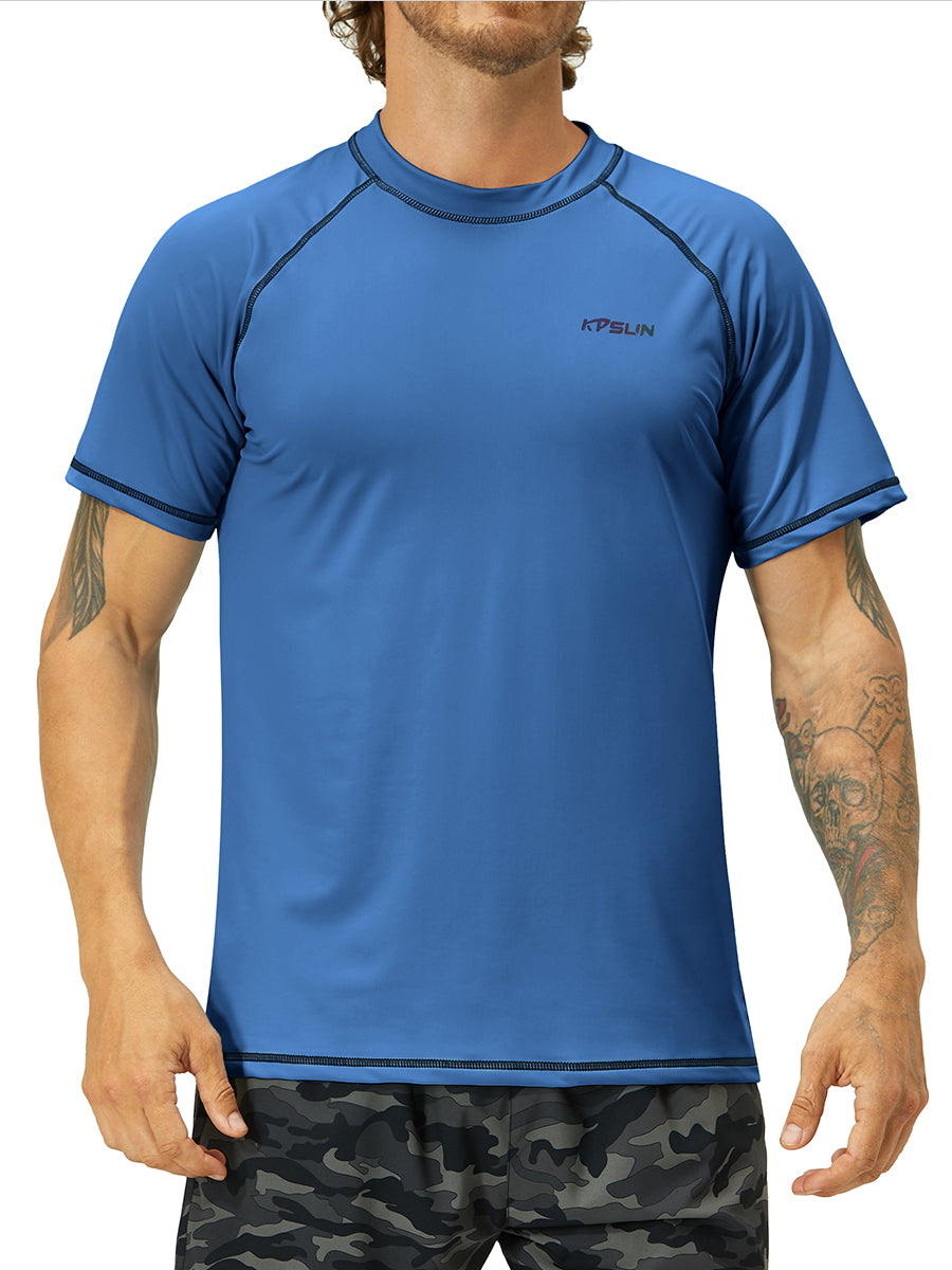 Men‘s Short Sleeve Swim Shirts