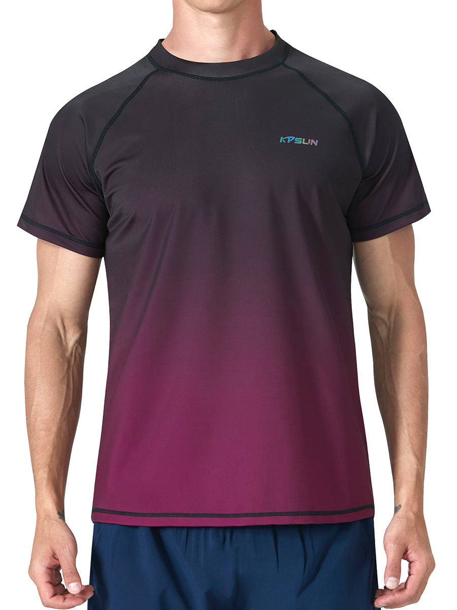 Men‘s Short Sleeve Swim Shirts