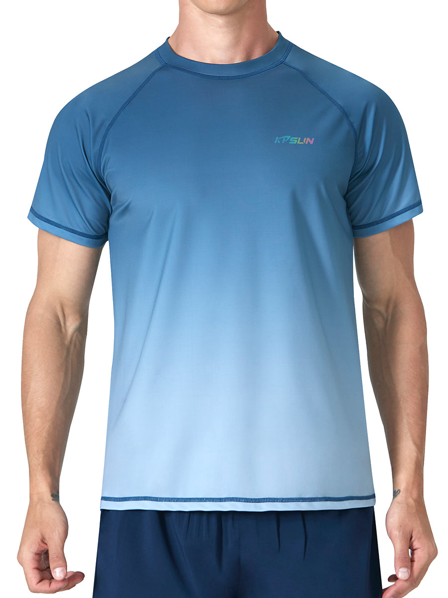 Men‘s Short Sleeve Swim Shirts