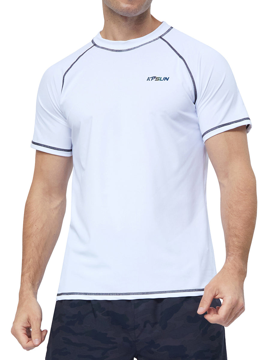 Men‘s Short Sleeve Swim Shirts
