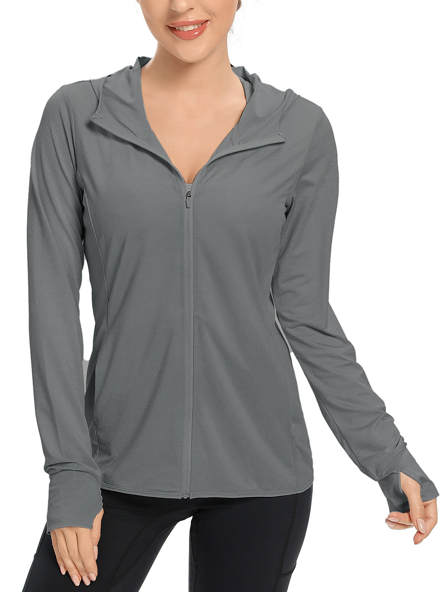 Women‘s UPF 50+ Zip Up Hoodie