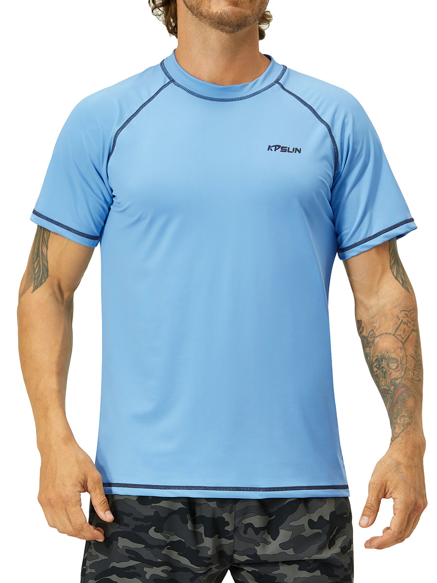Men‘s Short Sleeve Swim Shirts