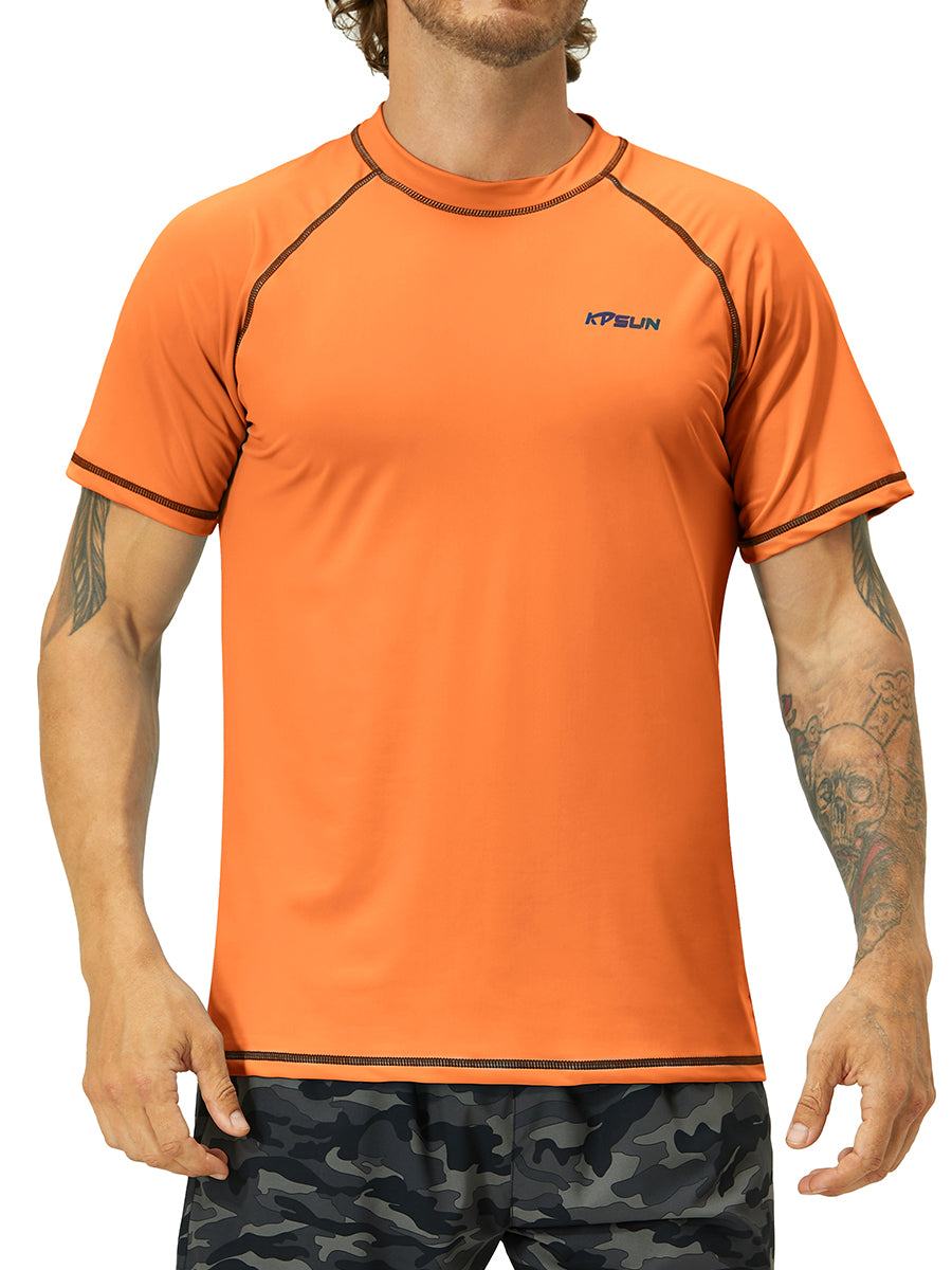 Men‘s Short Sleeve Swim Shirts
