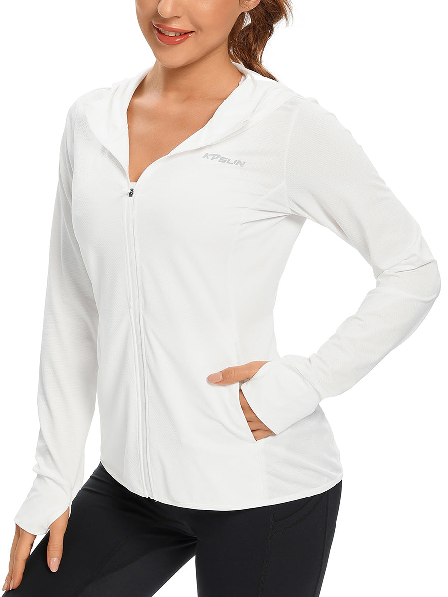 Women‘s UPF 50+ Zip Up Hoodie