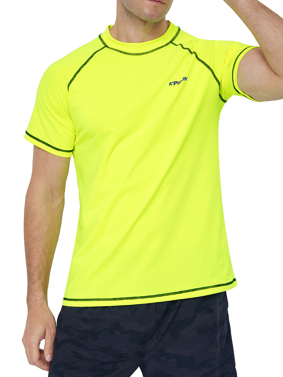 Men‘s Short Sleeve Swim Shirts