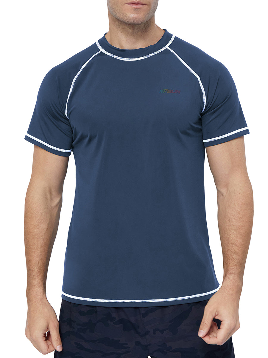 Men‘s Short Sleeve Swim Shirts