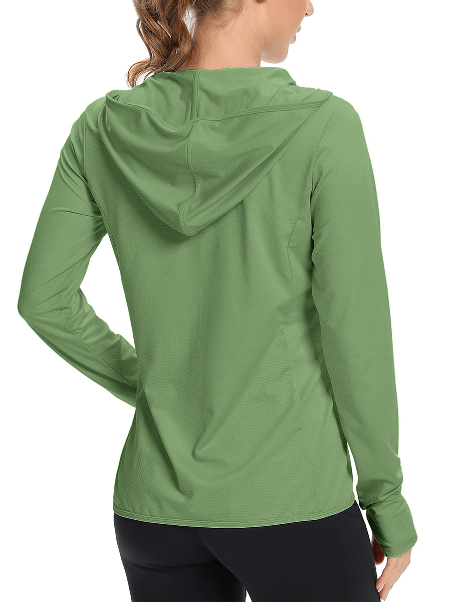 Women‘s UPF 50+ Zip Up Hoodie