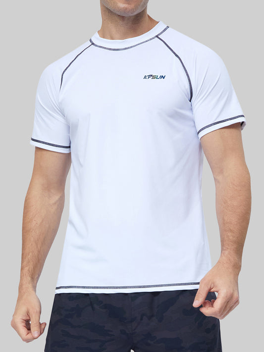 Men‘s Short Sleeve Swim Shirts