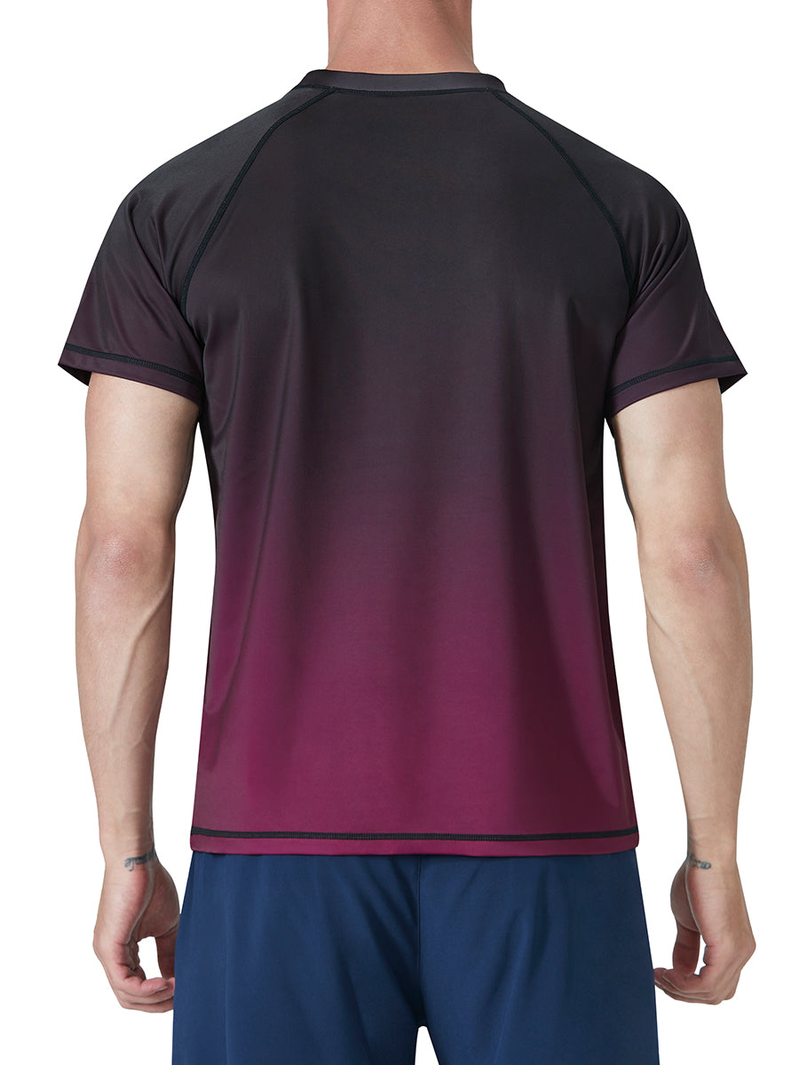 Men‘s Short Sleeve Swim Shirts