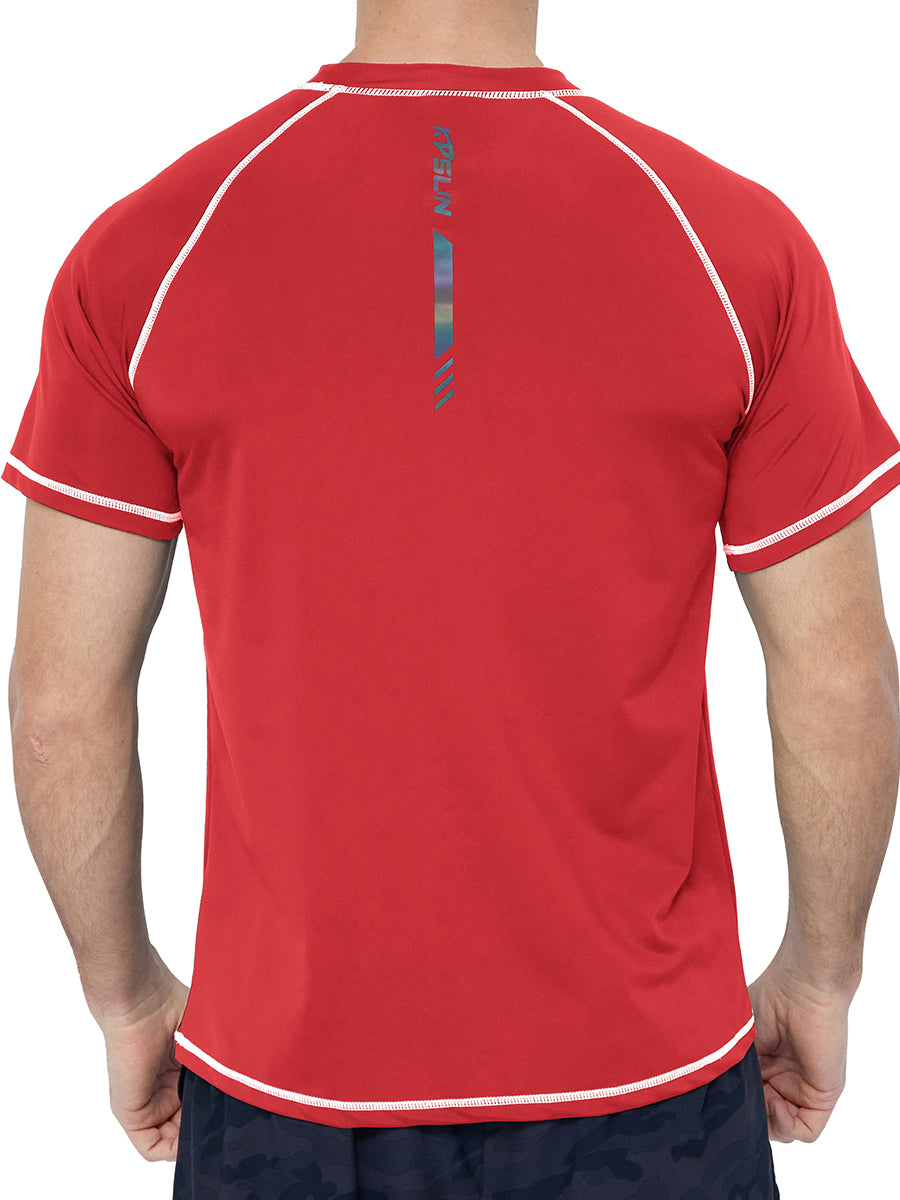 Men‘s Short Sleeve Swim Shirts