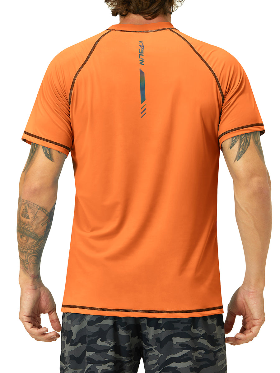 Men‘s Short Sleeve Swim Shirts