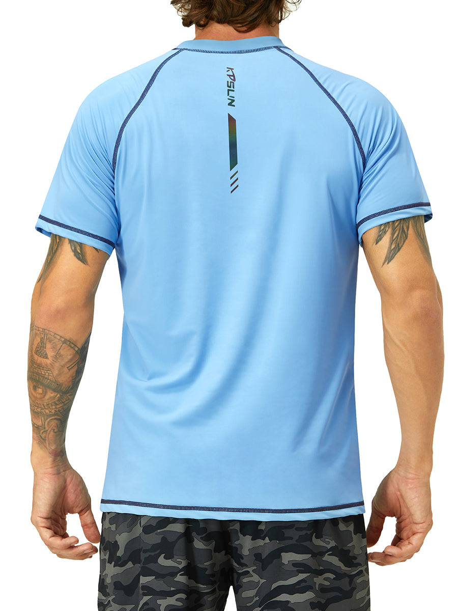 Men‘s Short Sleeve Swim Shirts