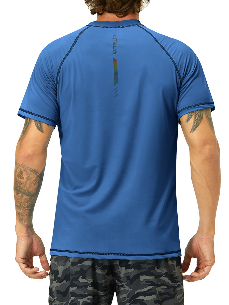 Men‘s Short Sleeve Swim Shirts