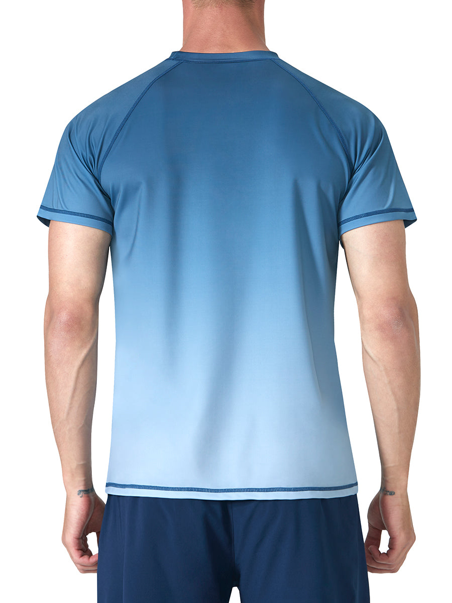 Men‘s Short Sleeve Swim Shirts