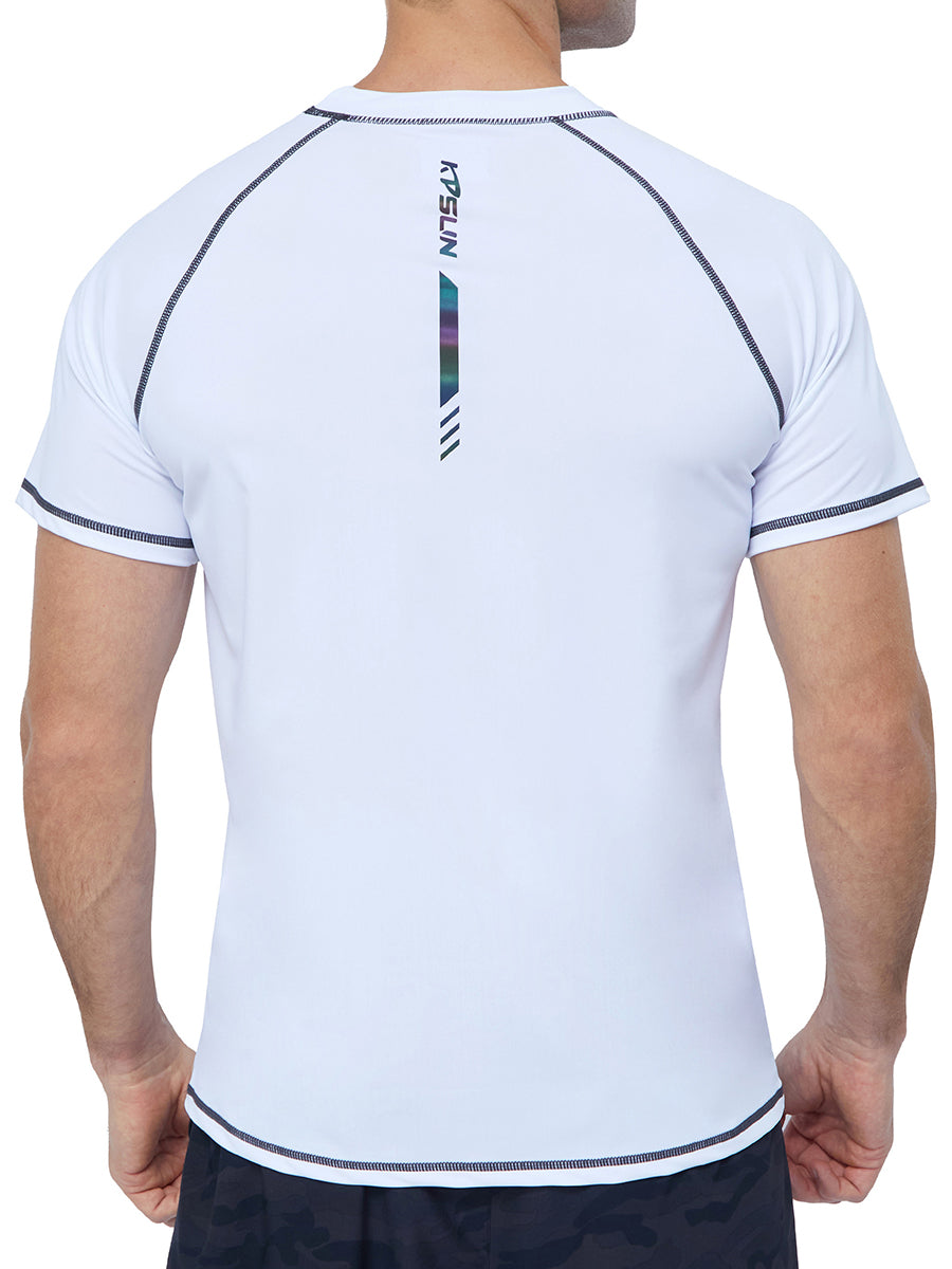 Men‘s Short Sleeve Swim Shirts