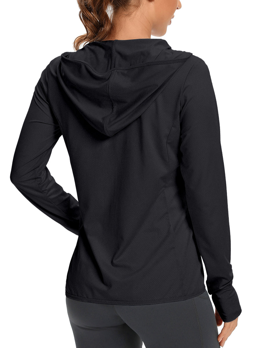 Women‘s UPF 50+ Zip Up Hoodie