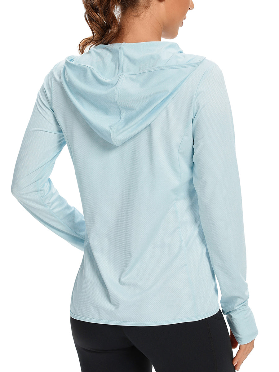 Women‘s UPF 50+ Zip Up Hoodie