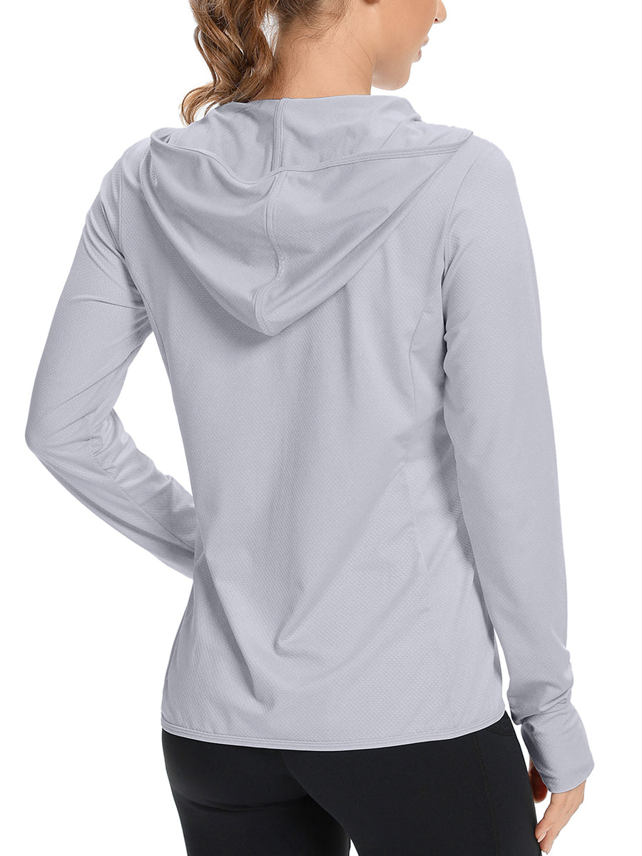 Women‘s UPF 50+ Zip Up Hoodie
